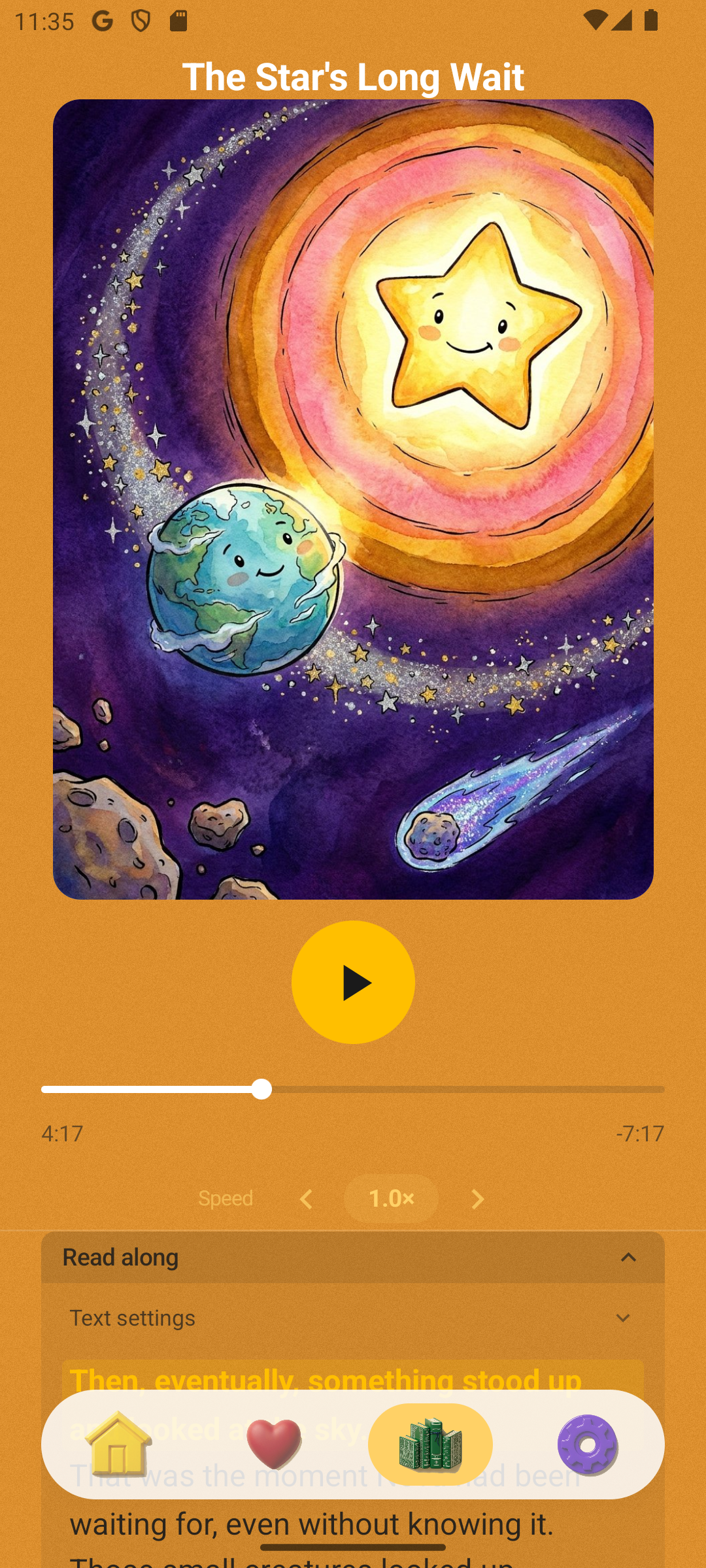Kinder Yarns — Android story