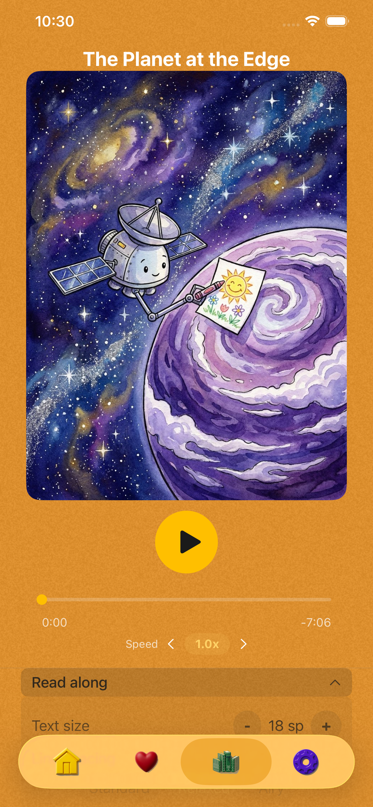 Kinder Yarns — story playback
